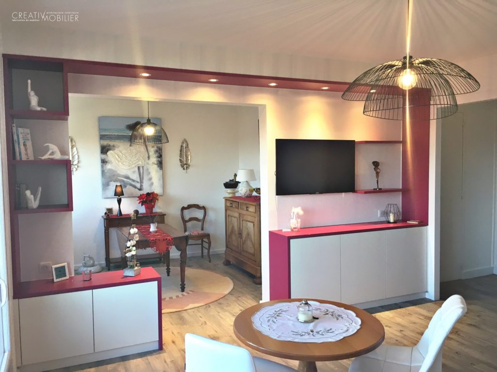 Aménagement d’un meuble mural TV