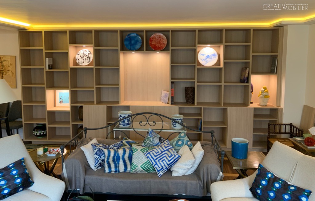 Une bibliothèque sur-mesure – Paris